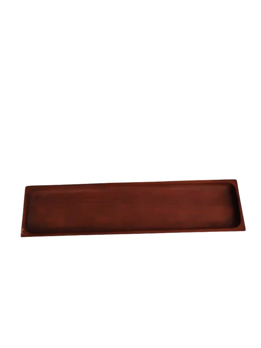Wooden Rectangular Tray Trinkets Change Serving 19 x4.5